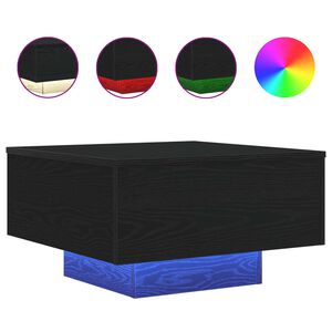vidaXL Ch&ecirc;ne noir 55 x 55 x 31 cm Bois d'ing&eacute;nierie