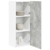 vidaXL Armoire suspendue avec porte Riga Gris b&eacute;ton 40 x 31 x 100 cm