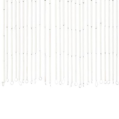 vidaXL Rideau de porte contre insectes Bambou 90 x 200 cm