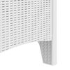 vidaXL Chaise de jardin 4 pcs Blanc 53 x 49 x 85 cm PP