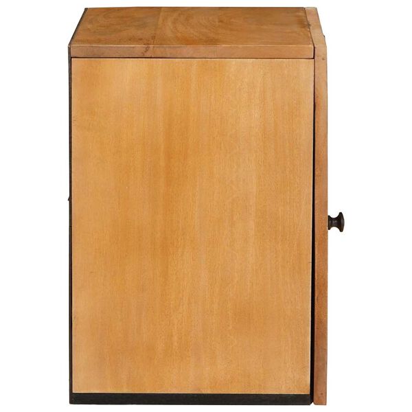 vidaXL Cabinet de salle de bain Marron Clair 38 x 33 x 48 cm