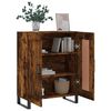 vidaXL Buffet ch&ecirc;ne fum&eacute; 69,5x34x90 cm bois d'ing&eacute;nierie