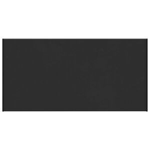 vidaXL Appui de fen&ecirc;tre Noir avec grain de bois 80 x 40 x 4,5 cm PVC