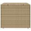 vidaXL Boîte de rangement de jardin mélange beige 291L résine tressée
