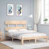 vidaXL Cadre de lit sans matelas 140x200 cm bois massif de pin