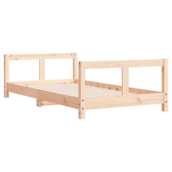 vidaXL Cadre de lit pour enfant 80x160 cm bois de pin massif