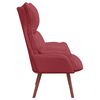 vidaXL fauteuil Bordeaux 69 x 74 x 93 cm Cuir artificiel