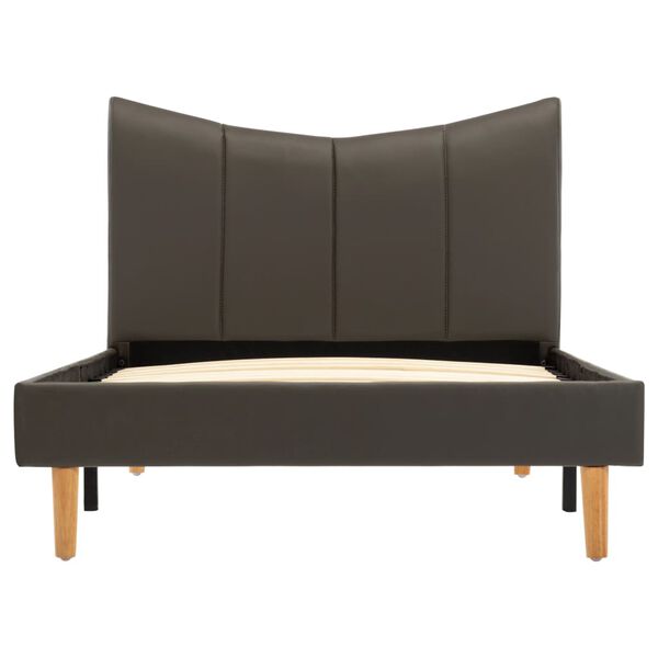 vidaXL Cadre de lit Anthracite Similicuir 100 x 200 cm