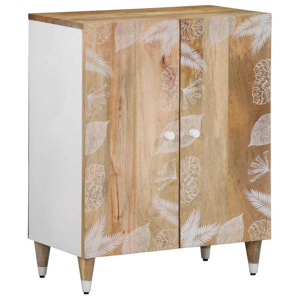 vidaXL Buffet 60x33,5x75 cm bois de manguier massif