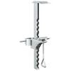 vidaXL Pied de parasol Argent&eacute; Acier