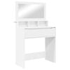 vidaXL Tables de maquillage pour chambre Blanc 80 x 39,6 x 135 cm