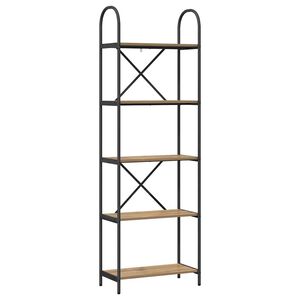 vidaXL &Eacute;tag&egrave;re 5 niveaux 60 x 30 x 183 cm Bois d'ing&eacute;nierie