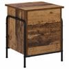 vidaXL Bo&icirc;te de rangement Bois ancien 80 x 40 x 49,5 cm