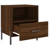 vidaXL Tables de chevet 2 pcs ch&ecirc;ne marron 40x35x47,5 cm