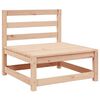 vidaXL Salon de jardin 3 pcs bois massif de pin