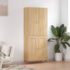 vidaXL Buffet haut Ch&ecirc;ne sonoma 69,5x34x180 cm Bois d'ing&eacute;nierie