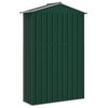 vidaXL Abri de jardin Vert 116x45x175 cm Acier galvanisé