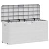 vidaXL Bo&icirc;te de rangement de jardin 280 L Gris clair