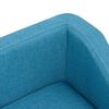 vidaXL Canap&eacute; pour chien Turquoise 85x50x39 cm Lin