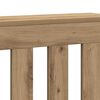 vidaXL Cache-radiateur chêne artisanal 78x20x82 cm bois d'ingénierie