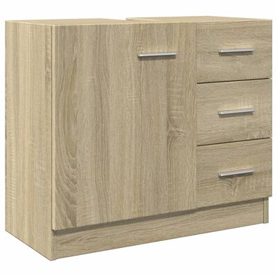 vidaXL Armoire d'évier Chêne sonoma 63x30x54 cm Bois d'ingénierie