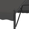 vidaXL Auvent de parasol 3 x 4 m Anthracite