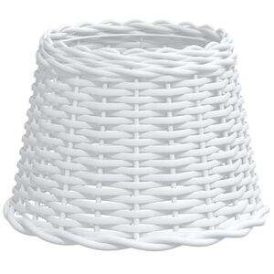 vidaXL Abat-jour blanc &Oslash;30x20 cm osier