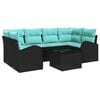 vidaXL Ensemble de canap&eacute; de jardin 7 pc 6-Nombre de places