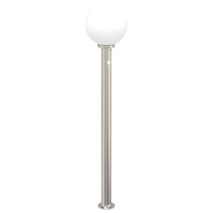 vidaXL Borne lumineuse avec d&eacute;tecteur 120 cm en acier inoxydable IP44