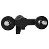 vidaXL Robinet de Douche Mixer Noir G 1 / 2 pouces Laiton