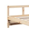 vidaXL Lit de jour avec matelas 90x190 cm bois de pin massif