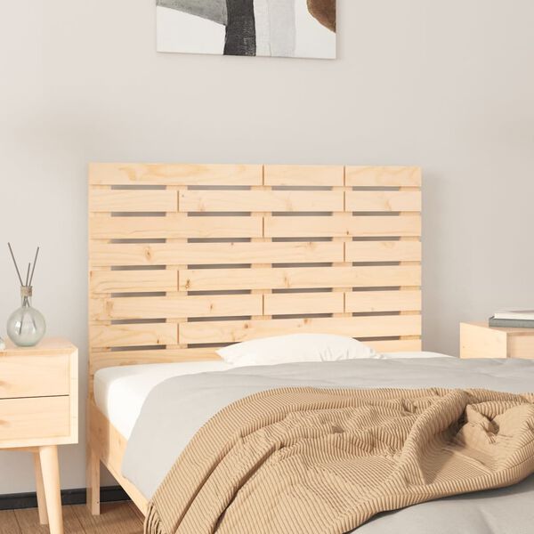 vidaXL T&ecirc;te de lit murale 81x3x63 cm Bois massif de pin