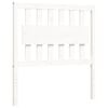 vidaXL Cadre de lit sans matelas blanc 90x200 cm bois massif