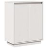 vidaXL Buffet Blanc 60x34x75 cm Bois massif de pin