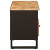 vidaXL Meuble TV Marron 100 x 33 x 46 cm Bois de mangue massif
