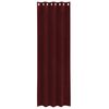 vidaXL Rideaux occultants 2 pcs Bordeaux 140 x 245 cm Velours