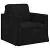 vidaXL Canap&eacute; 2 pcs Noir 228 x 78 x 80 cm Velours