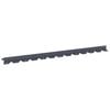 vidaXL Bordure de Pelouse 10 pcs 102 x 4 x 4 cm Acier Anthracite