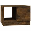 vidaXL Table basse Ch&ecirc;ne fum&eacute; 50x50x36 cm Bois d'ing&eacute;nierie