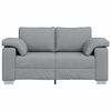 vidaXL Canap&eacute; Gris clair 160 x 77 x 82 cm tissu