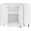 vidaXL Armoire d'angle de cuisine Kalmar vieux bois bois d'ing&eacute;nierie