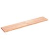 vidaXL Comptoir de salle de bain marron 160x30x(2-4) cm bois trait&eacute;
