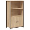 vidaXL Buffet haut ch&ecirc;ne sonoma 62x32x103,5 cm bois d'ing&eacute;nierie