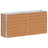 vidaXL Jardini&egrave;re sur&eacute;lev&eacute;e Marron Clair 160 x 40 x 77 cm