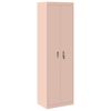 vidaXL Armoire de rangement Rose 60 x 40 x 200 cm Acier
