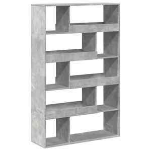 vidaXL Biblioth&egrave;que gris b&eacute;ton 100x33x156,5 cm bois d'ing&eacute;nierie