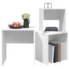 vidaXL Tables basses gigognes 3 pcs blanc bois d'ing&eacute;nierie