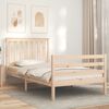 vidaXL Cadre de lit sans matelas 100x200 cm bois massif