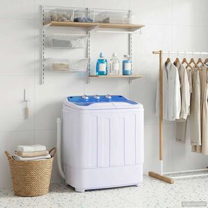 vidaXL Mini machine &agrave; laver &agrave; deux cuves 5,6 kg