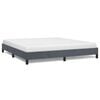 vidaXL Cadre de lit gris fonc&eacute; 193x203 cm velours